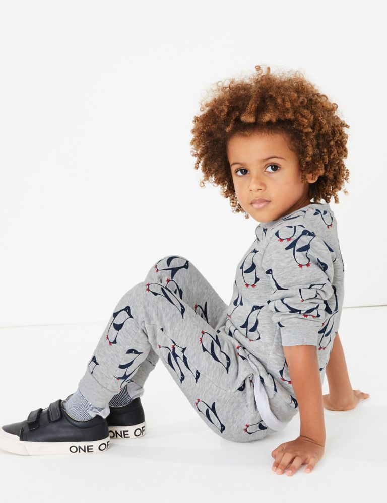 Penguin Print Joggers (3 Months - 7 Years) 1 of 5