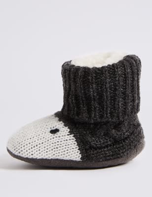 penguin slipper boots