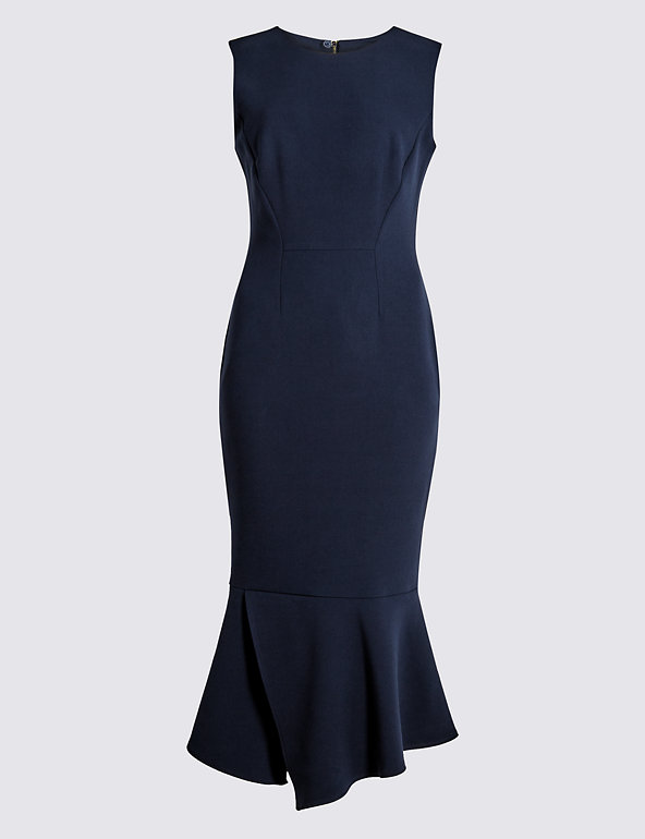 Peplum Hem Midi Dress | M☀S Collection ...