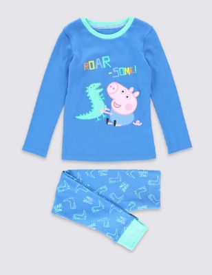 Peppa Pig™ George Pig Pyjamas (1-8 years) Image 2 of 4