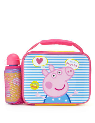 peppa pig school bag and lunch box