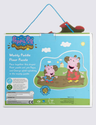 peppa pig muddy puddle water mat