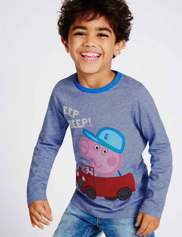Peppa Pig™ Pure Cotton T-Shirt (1-5 Years) Image 1 of 2