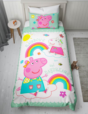 peppa pig crib set