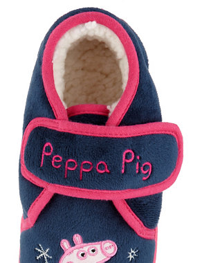 Peppa Pig™ Riptape Slippers (Younger Girls) Image 2 of 4