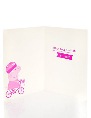 Peppa Pig™ Sparkling Birthday Card Image 2 of 3