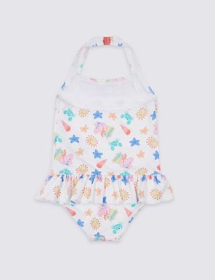 Peppa Pig™ Swimsuit with Sun Safe UPF50+ (3 Months - 7 Years) | M&S