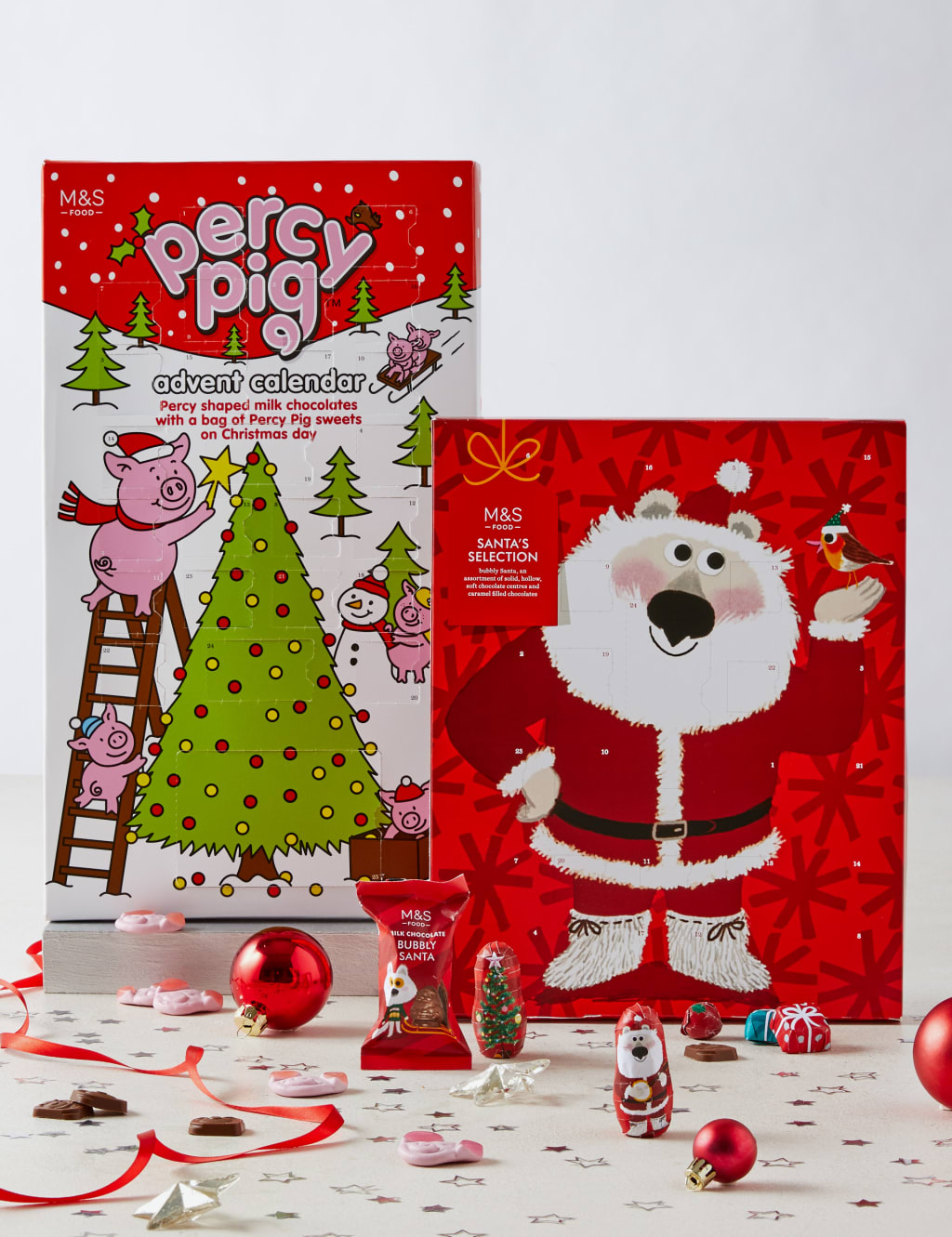 Percy Pig™ & Santa's Selection Advent Calendars M&S