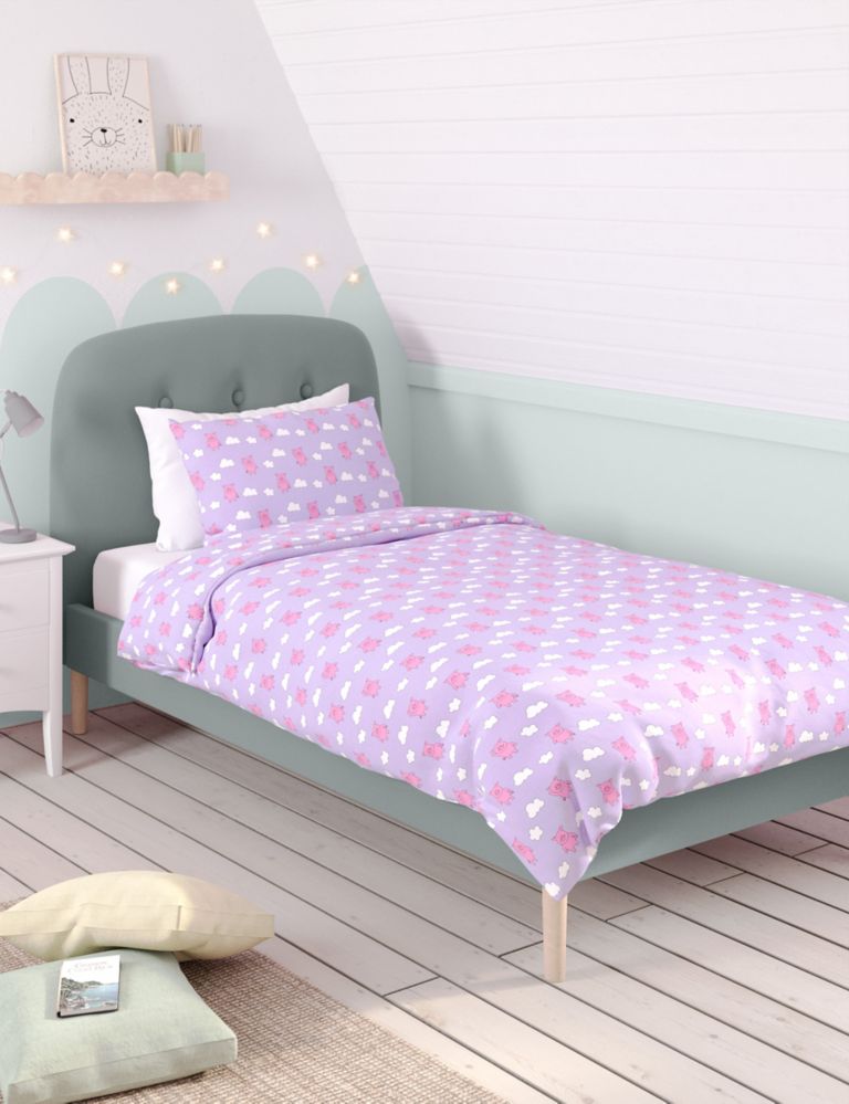 Percy Pig™ Clouds Cotton Blend Bedding Set 1 of 6