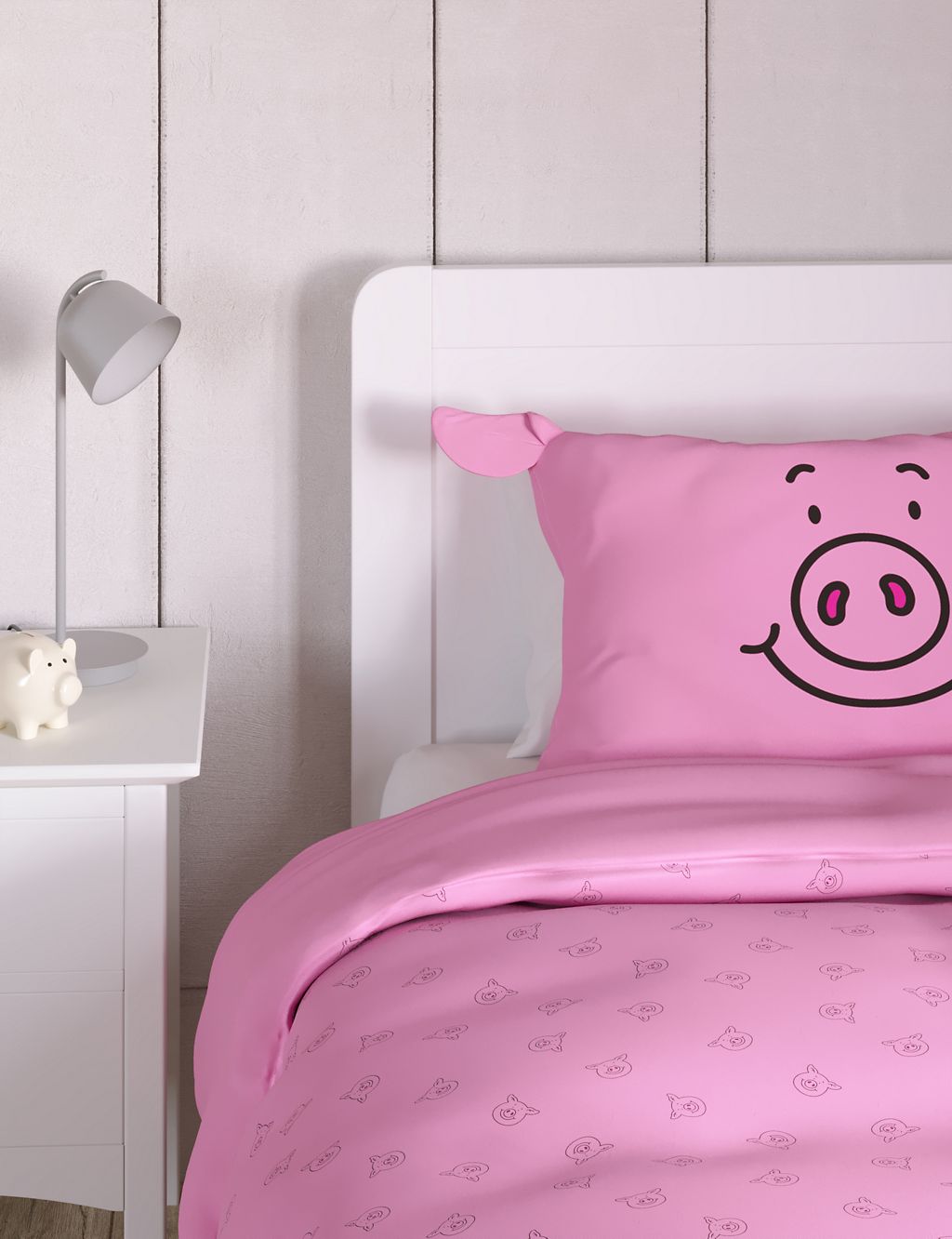 Percy Pig™ Cotton Blend 3D Bedding Set 2 of 5