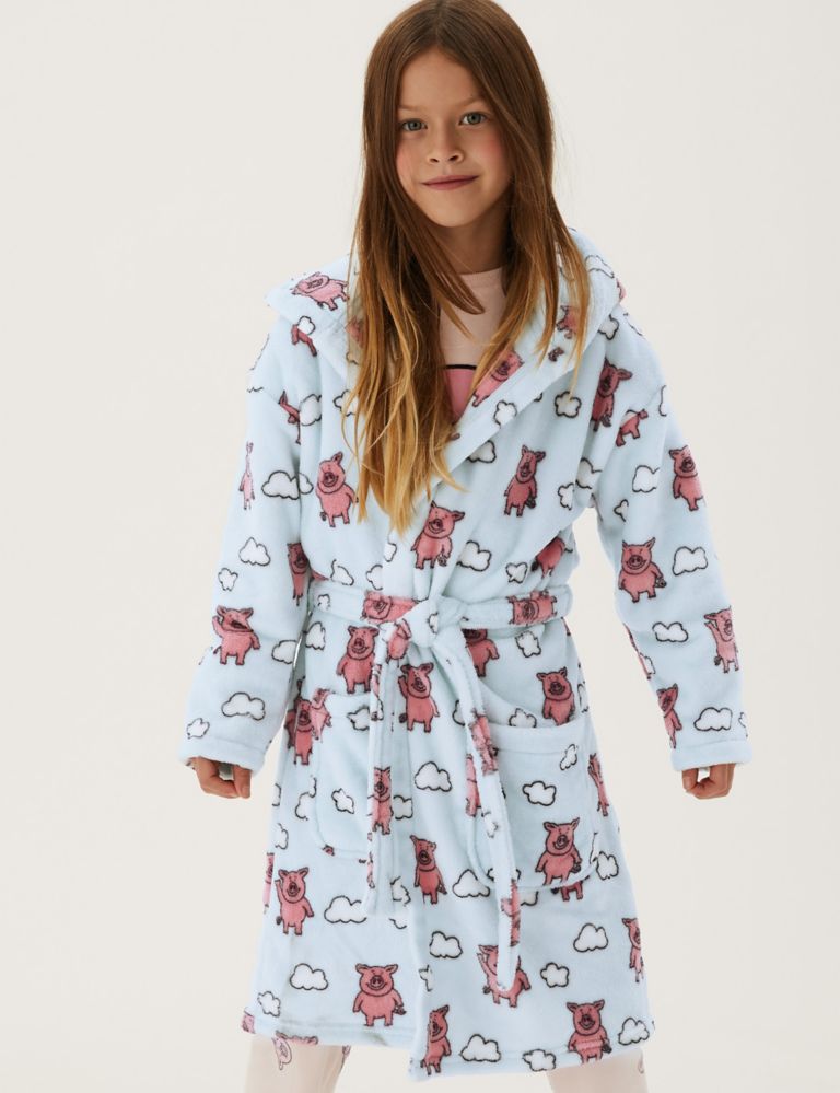 Percy Pig™ Dressing Gown (2-16 Yrs) 1 of 6