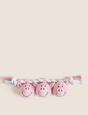 Percy Pig™ Rope Pet Toy Image 2 of 4