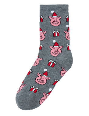Percy Pig Ankle Socks Image 2 of 3