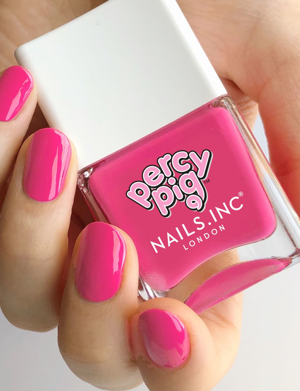 Percy Pig Scented Nail Polish Duo Nails Inc. M&S