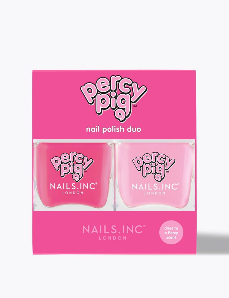 Percy Pig Scented Nail Polish Duo 1 of 8