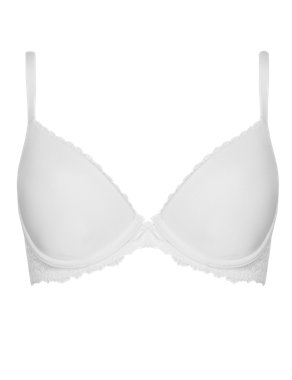 Perfect Fit Memory Foam Plunge A-DD Bra Image 2 of 3