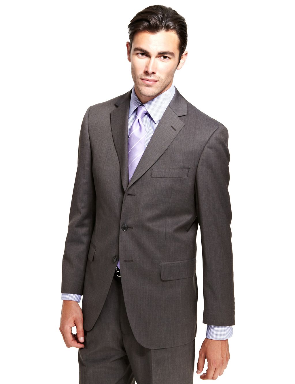 Performance 3 Button Suit Jacket with Wool 1 of 6