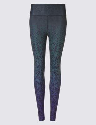 Performance Animal Print Leggings M S Collection M S