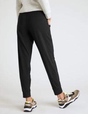 m&s ladies black joggers