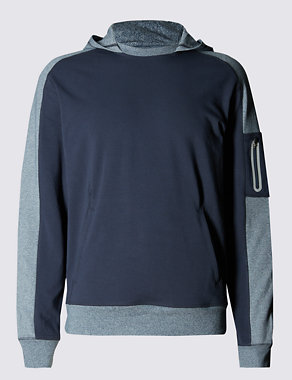 Performance Hoody with Stretch Fabric and & Reflective Trim Image 2 of 4