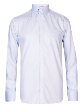 Performance Pure Cotton Tailored Fit Non-Iron Shirt Image 2 of 6
