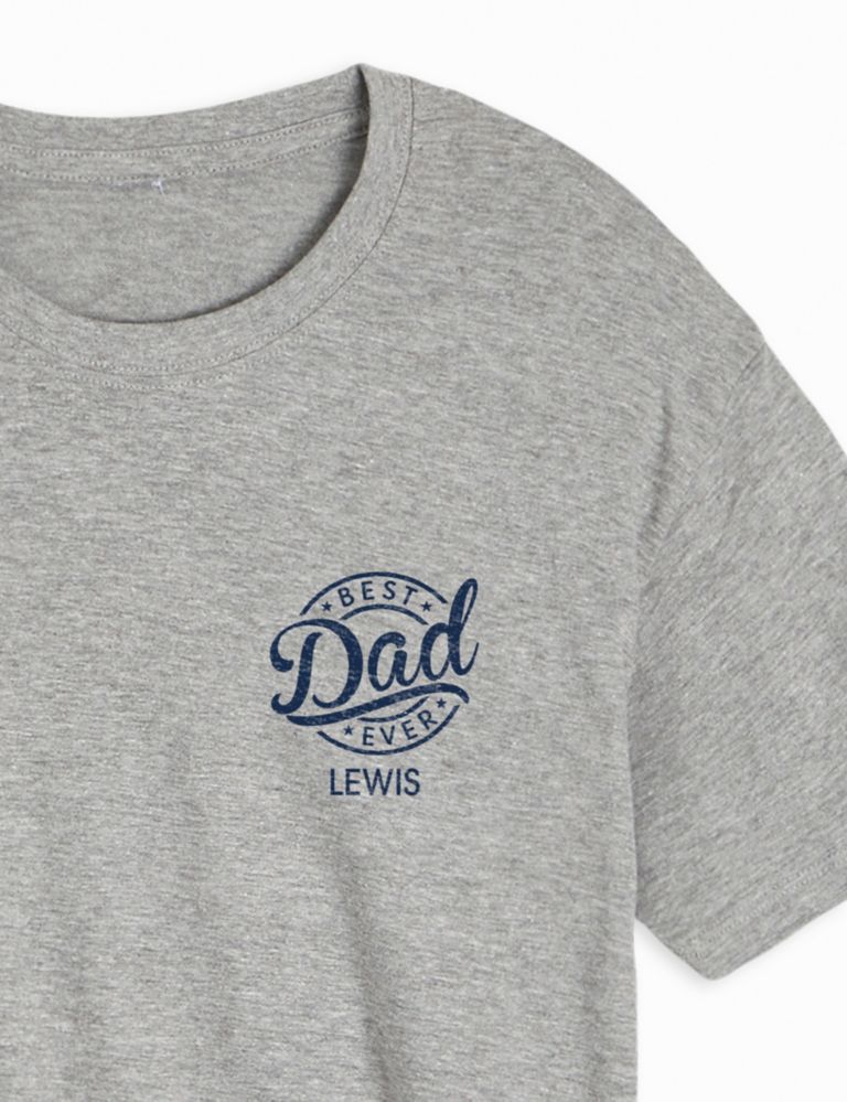 Personalised Best Dad T Shirt 3 of 3