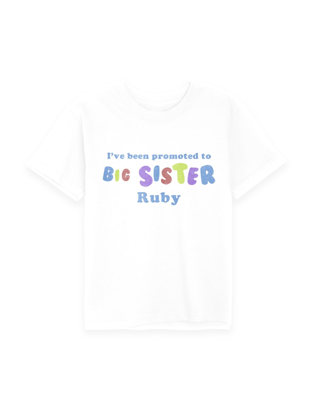 Personalised Big Sister T-Shirt (3-12 Yrs) 3 of 3