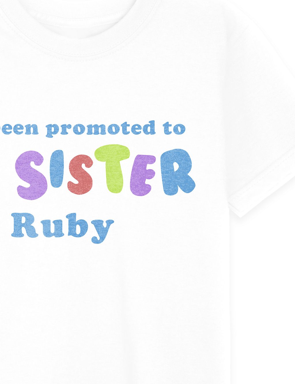 Personalised Big Sister T-Shirt (3-12 Yrs) 2 of 3