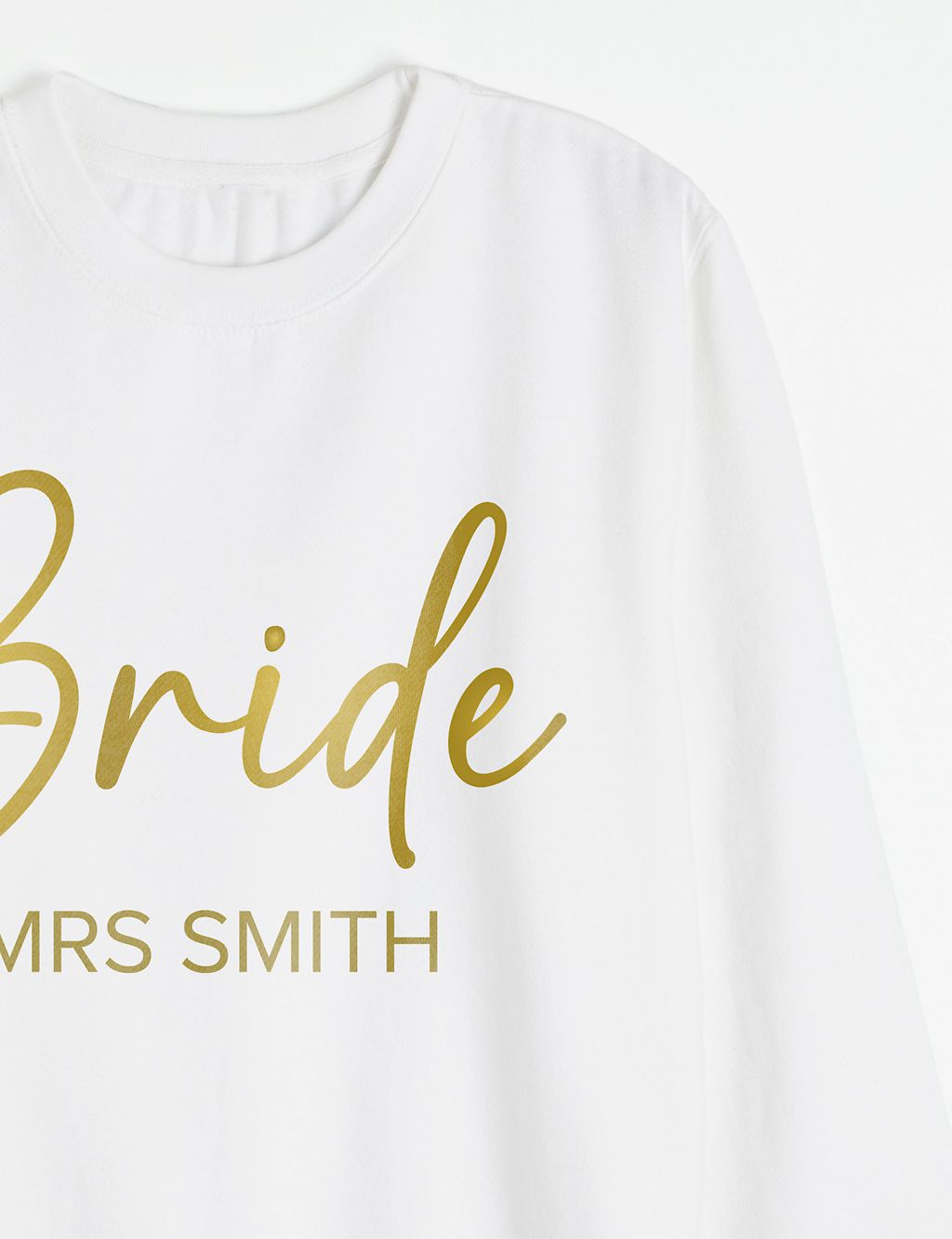Personalised Bride Sweatshirt 1 of 3