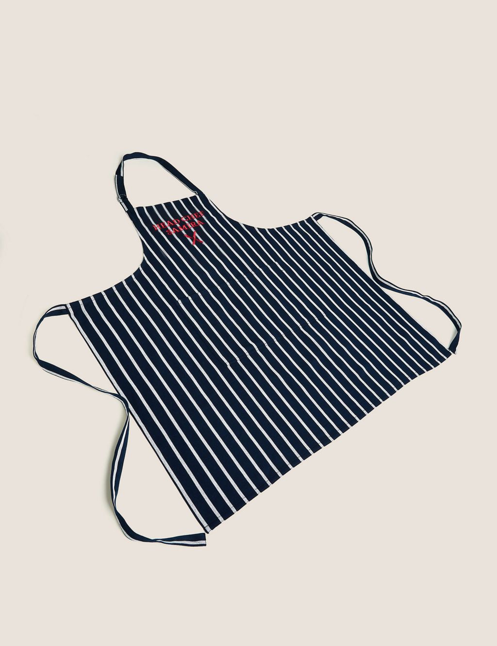 Personalised Butcher Stripe Apron 1 of 2