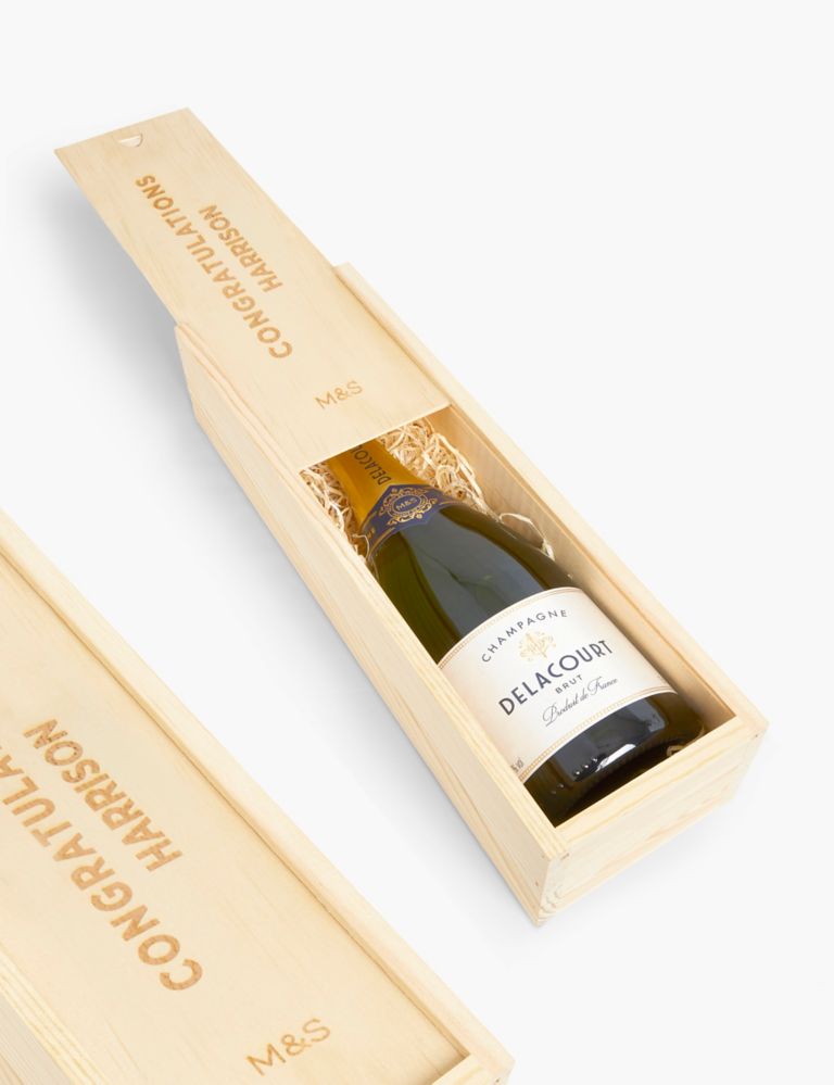 Personalised Champagne Delacourt Brut Gift 2 of 2