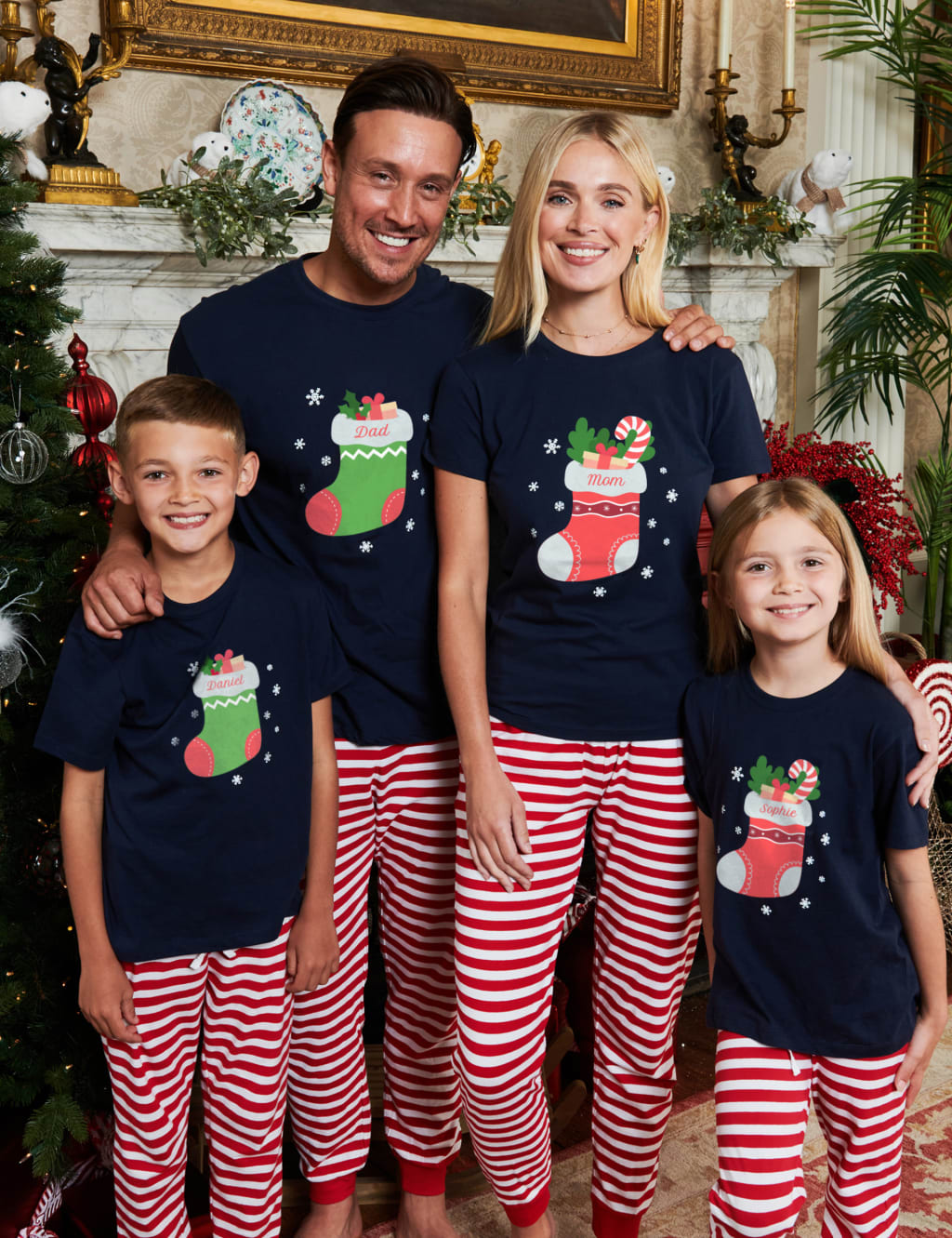 Buy Personalised Ladies Family Pyjamas By Dolly Mix from the Laura Ashley  online shop