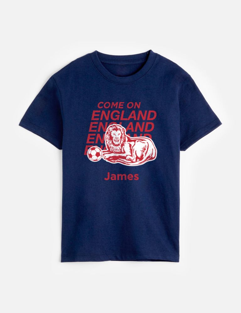 Personalised Come On England T Shirt 1 of 3
