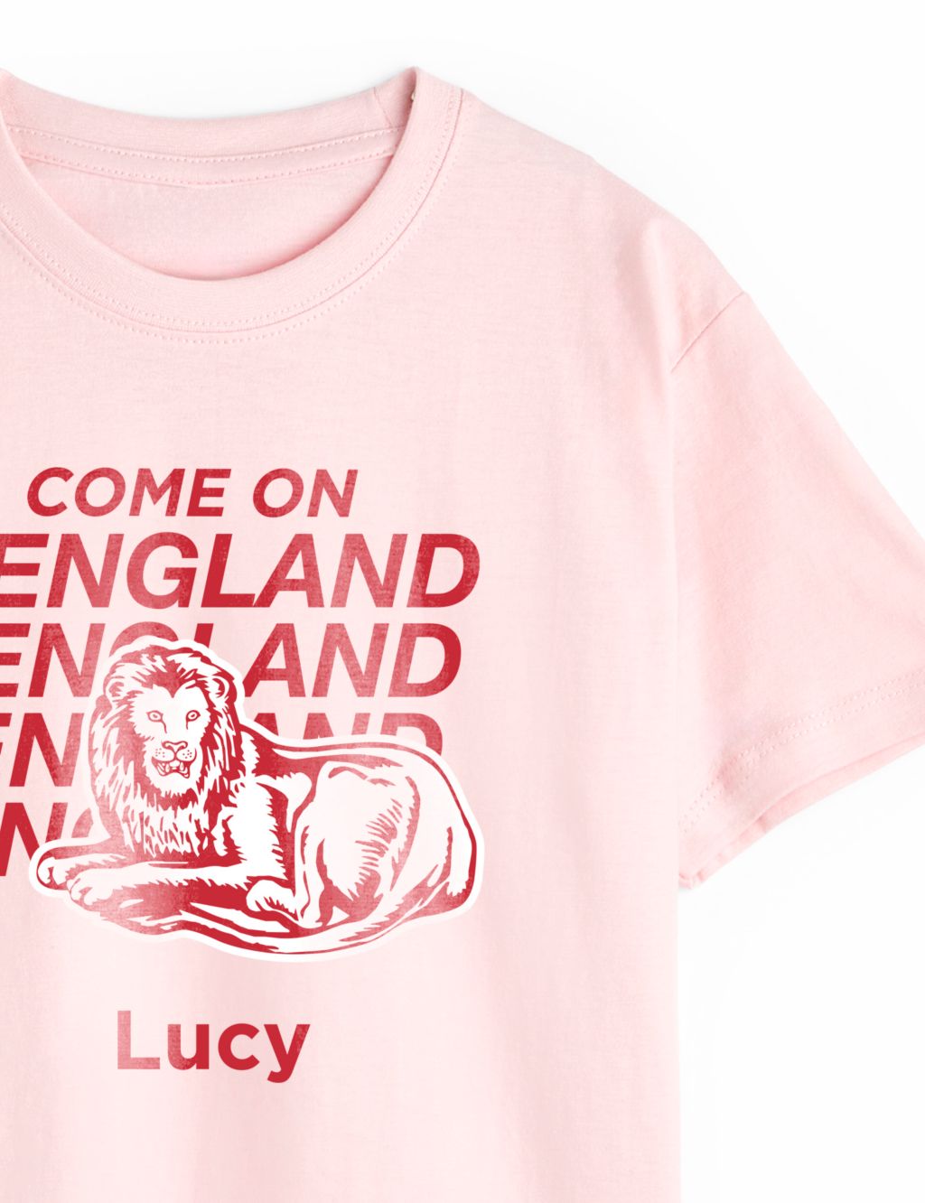 Personalised Come On England T Shirt 2 of 3