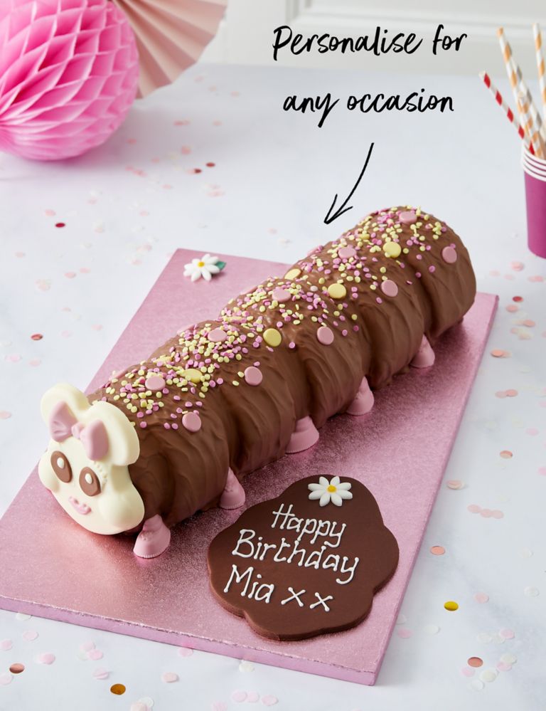 Personalised Connie the Giant Caterpillar™ Cake (Serves 40) 3 of 6