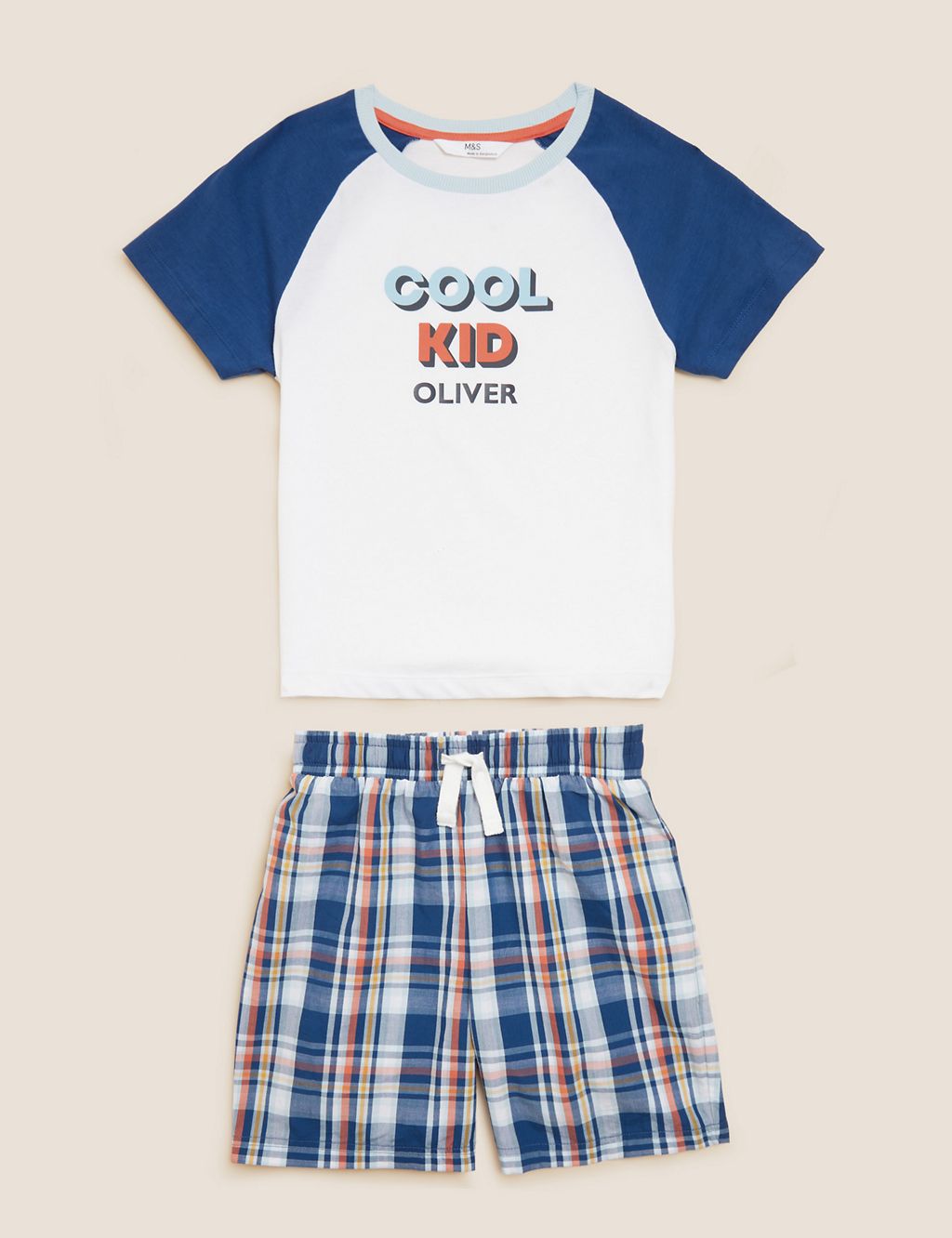 Personalised Cool Kids Short Pyjama Set (1-16 Yrs) 1 of 2