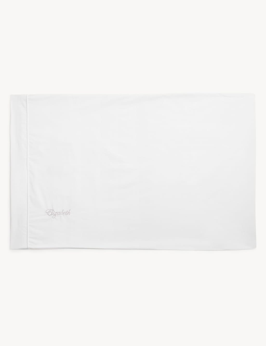 Personalised Egyptian Cotton Pillowcase M&S Collection M&S