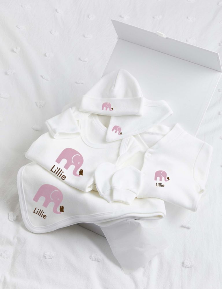 Personalised Elephant Ultimate Collection Set (0-12 Mths) 1 of 3