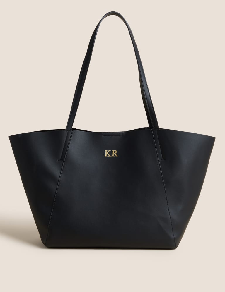 Personalized Genuine Leather Tote Bag