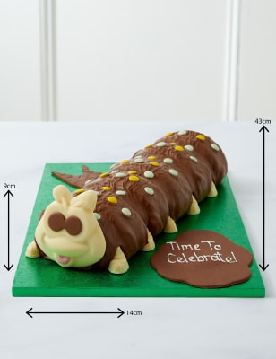 Personalised Giant Colin the Caterpillar Cake (Serves 40) Image 3 of 6