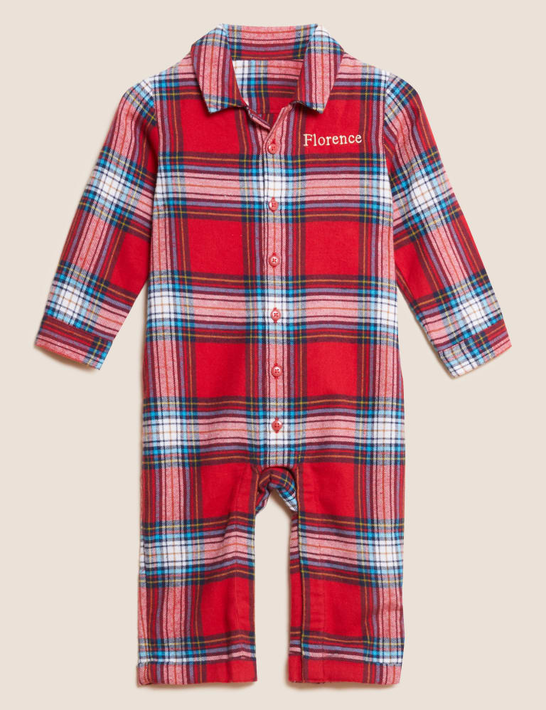 Checked romper shop