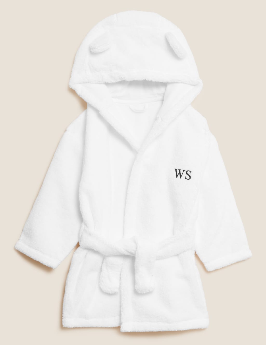 Personalised Kids' Hooded Bathrobe (0 -12 Mths) 3 of 3