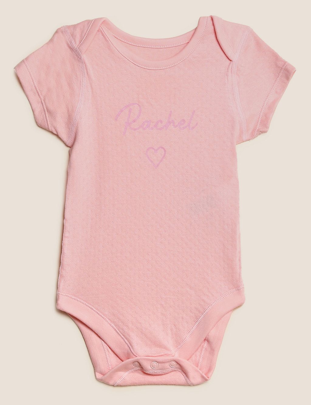 Personalised Kids' Pointelle Bodysuits (6½lbs-3 Yrs) 3 of 4