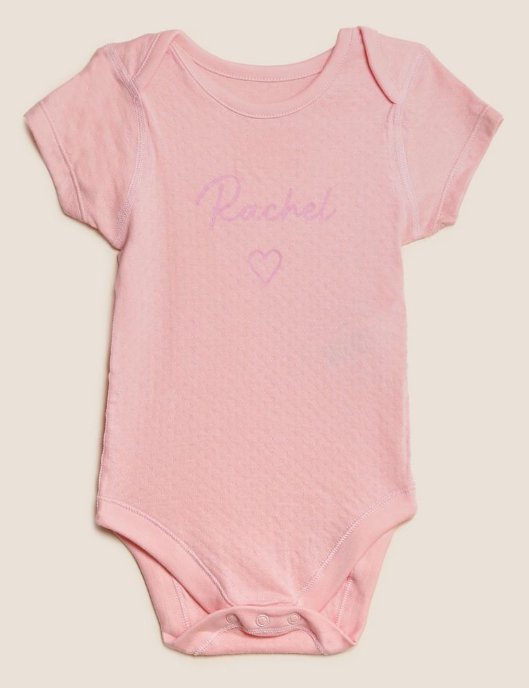 Personalised Kids' Pointelle Bodysuits (6½lbs-3 Yrs) 1 of 4