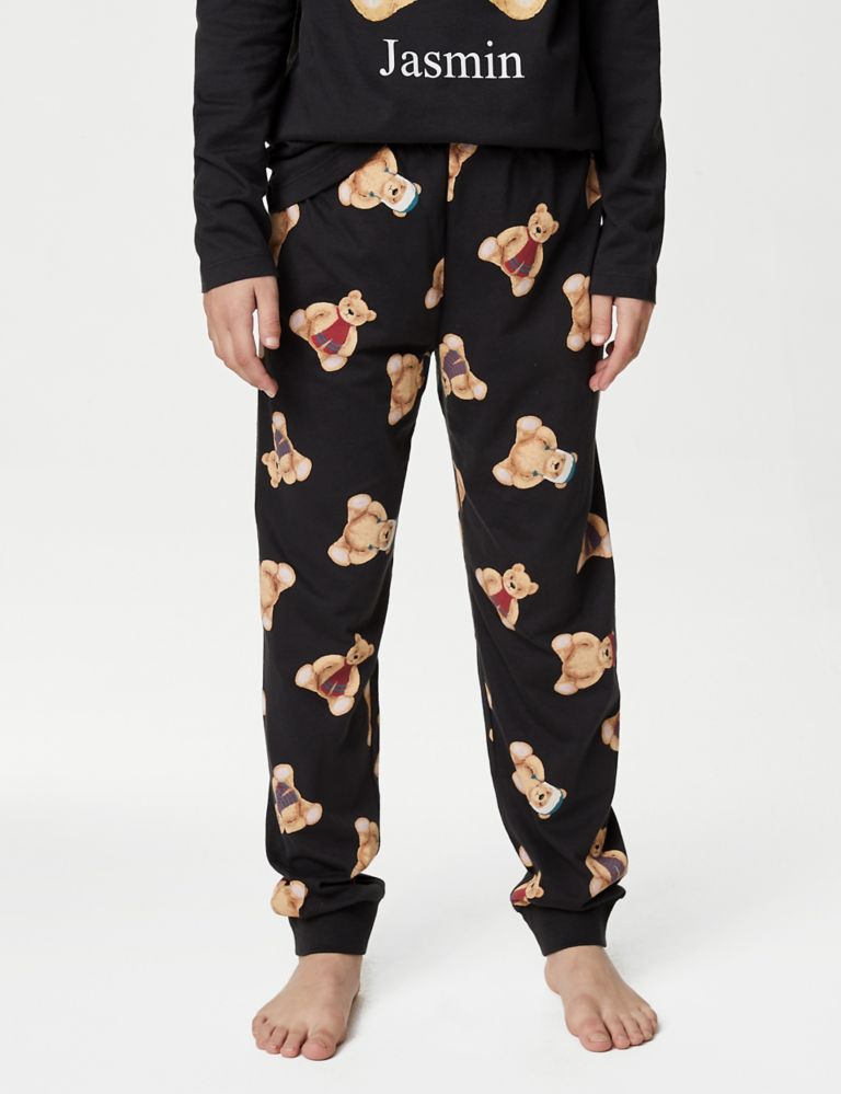 Personalised Kids' Spencer Bear™ Pyjama Set (1-16 Yrs) 4 of 5