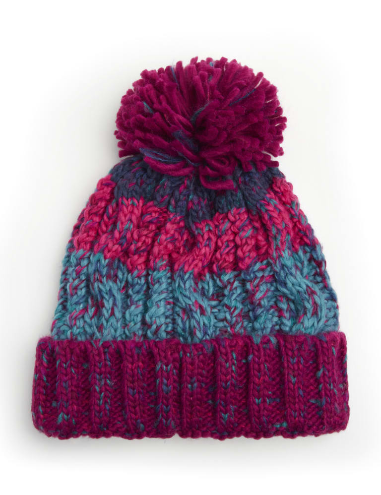 Marks and spencer ladies bobble hotsell hat