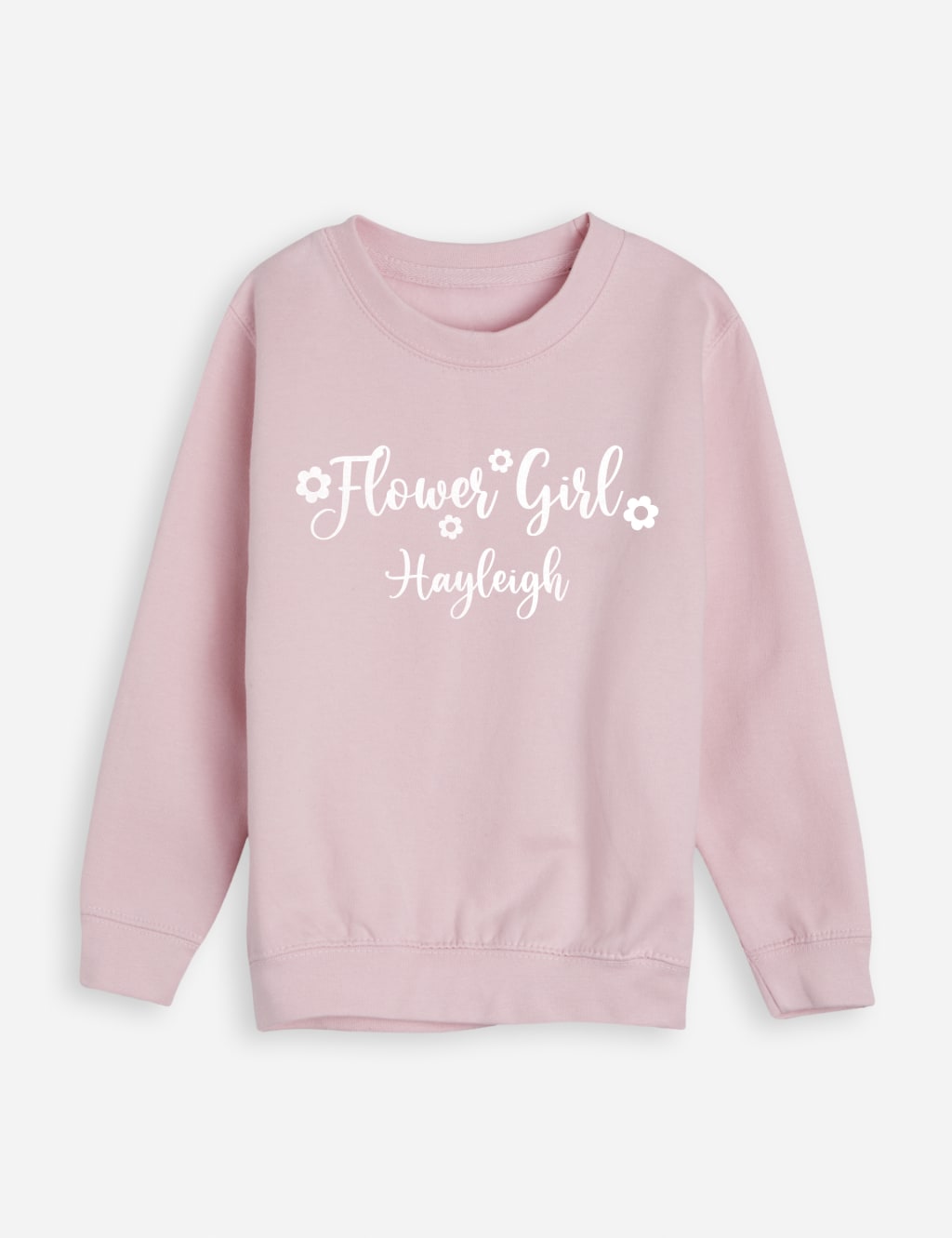 Personalised Kids Flower Girl Sweatshirt (3-11 Yrs) 3 of 3