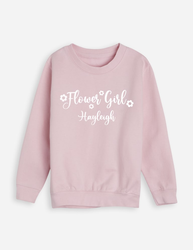 Flower girl sweatshirt deals