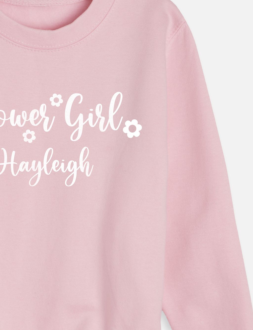 Personalised Kids Flower Girl Sweatshirt (3-11 Yrs) 2 of 3