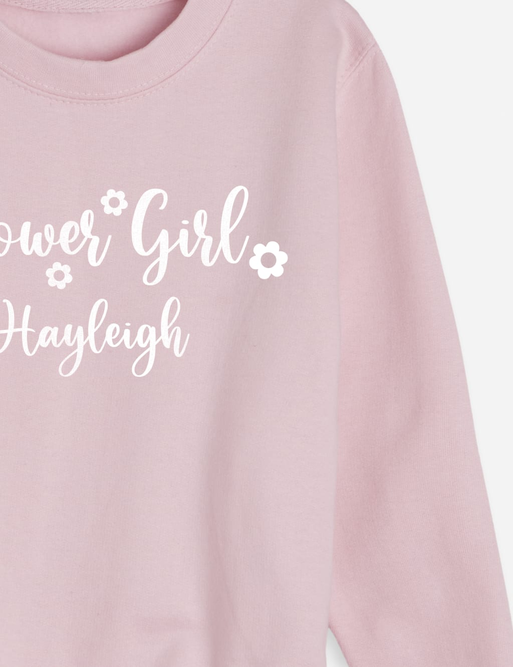 Personalised Kids Flower Girl Sweatshirt (3-11 Yrs) 2 of 3